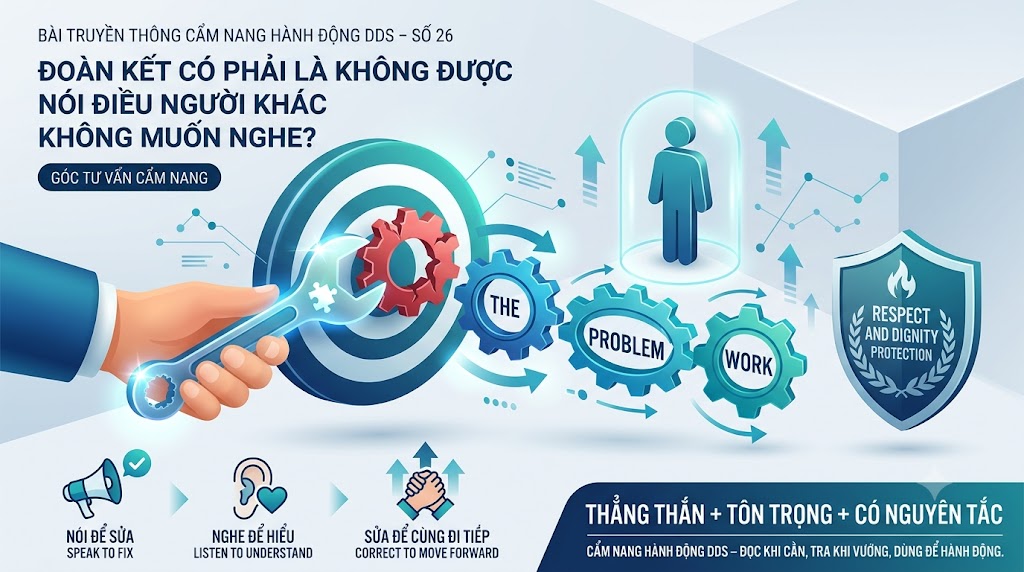 ĐOÀN KẾT CÓ PHẢI LÀ KHÔNG ĐƯỢC NÓI ĐIỀU NGƯỜI KHÁC KHÔNG MUỐN NGHE?