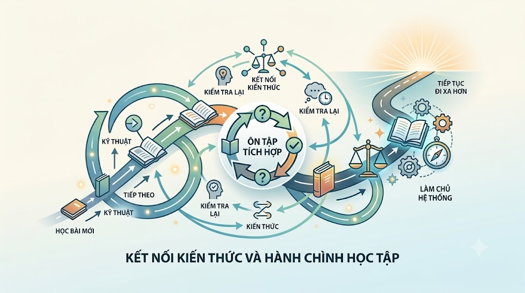 MỘT GIÁO TRÌNH TỐT KHÔNG CHỈ CHỈ ĐƯỜNG ĐI TIẾP – MÀ CÒN BIẾT LÚC NÀO CẦN NGƯỜI HỌC DỪNG LẠI