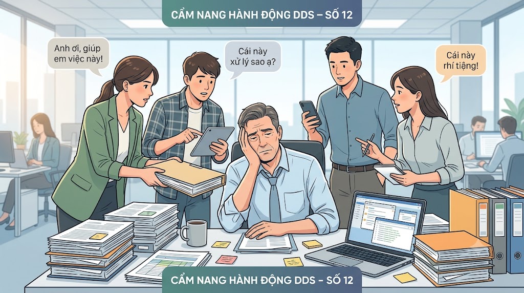GỬI NGƯỜI TUYẾN TRÊN ĐANG MỆT VÌ PHẢI GIẢI QUYẾT MỌI VIỆC CHO ĐỘI NGŨ