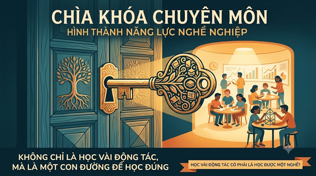 HỌC VÀI ĐỘNG TÁC CÓ PHẢI LÀ HỌC ĐƯỢC MỘT NGHỀ?