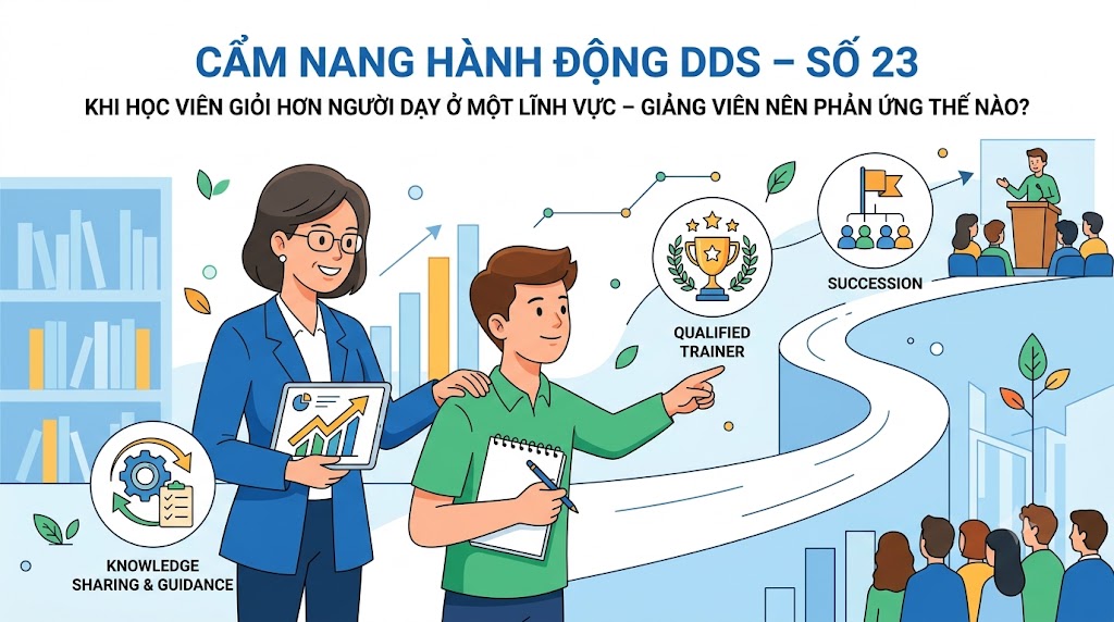 KHI HỌC VIÊN GIỎI HƠN NGƯỜI DẠY Ở MỘT LĨNH VỰC – GIẢNG VIÊN NÊN PHẢN ỨNG THẾ NÀO?