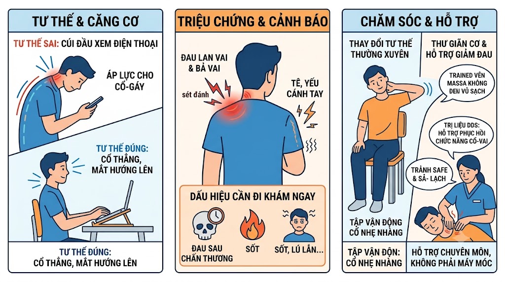 ĐAU PHÍA SAU GÁY: NHỮNG YẾU TỐ NÀO THƯỜNG LIÊN QUAN?