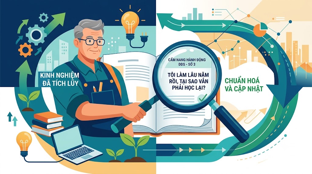 “TÔI LÀM LÂU NĂM RỒI, TẠI SAO VẪN PHẢI HỌC LẠI?”