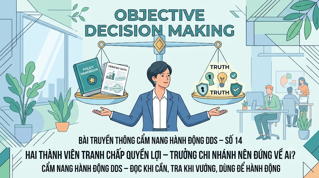 HAI THÀNH VIÊN TRANH CHẤP QUYỀN LỢI – TRƯỞNG CHI NHÁNH NÊN ĐỨNG VỀ AI?