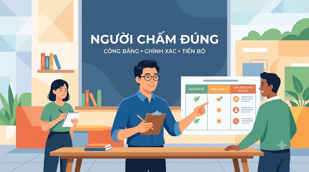 NẾU TÔI LÀ HỌC VIÊN, TÔI MUỐN NGƯỜI CHẤM MÌNH NGHIÊM HAY DỄ?
