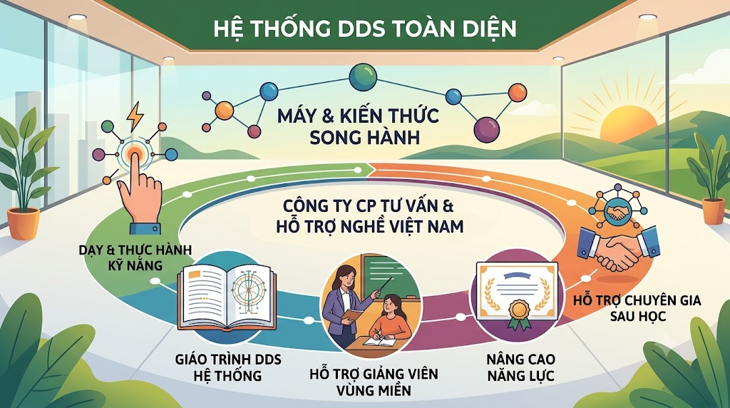 NGƯỜI MỚI TÌM HIỂU DDS NÊN BẮT ĐẦU TỪ MÁY HAY TỪ KIẾN THỨC?