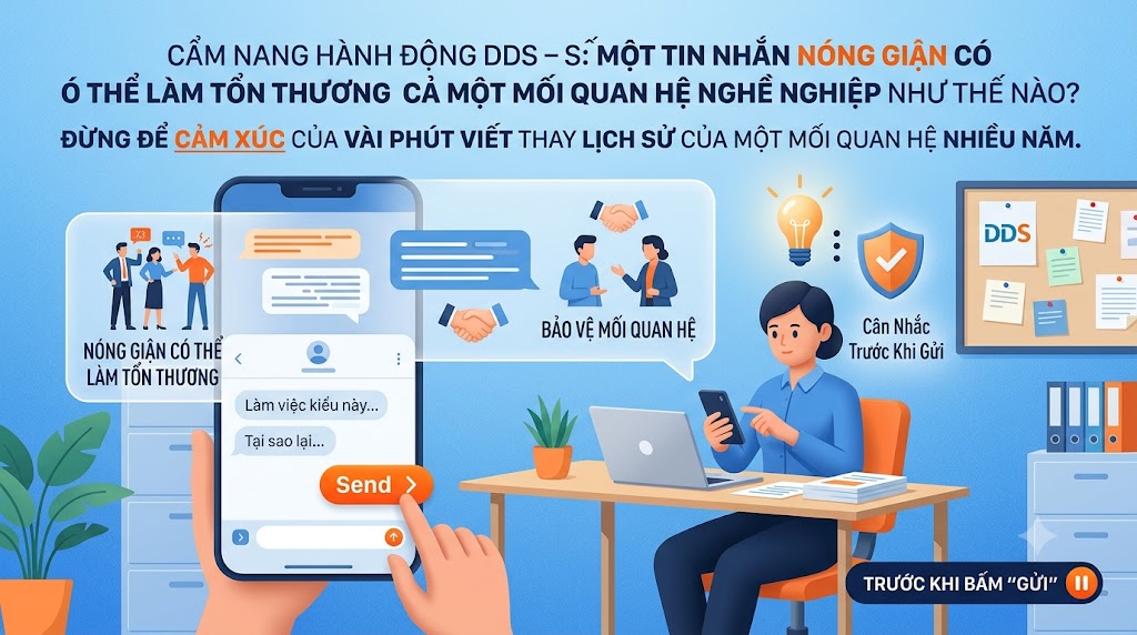 MỘT TIN NHẮN NÓNG GIẬN CÓ THỂ LÀM TỔN THƯƠNG CẢ MỘT MỐI QUAN HỆ NGHỀ NGHIỆP NHƯ THẾ NÀO?