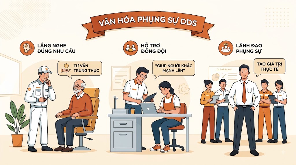 VĂN HÓA DDS SỐ 3: PHỤNG SỰ