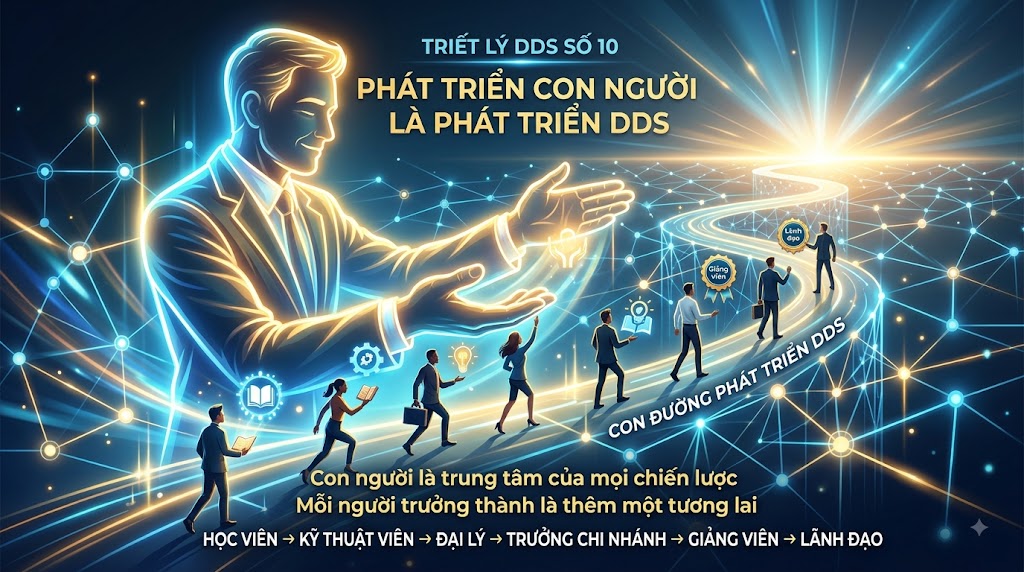 TRIẾT LÝ DDS SỐ 10 – PHÁT TRIỂN CON NGƯỜI LÀ PHÁT TRIỂN DDS