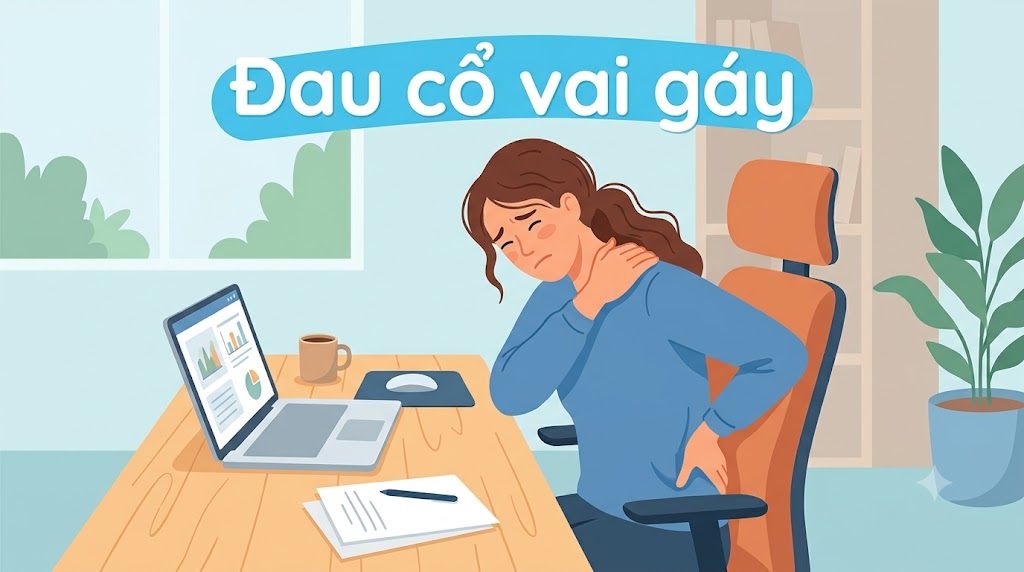 ĐAU CỔ VAI GÁY KÈM TÊ TAY: KHI NÀO CẦN ĐI KHÁM?