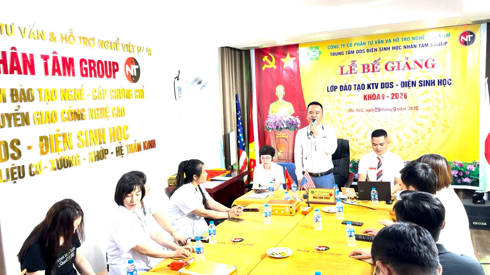 Tổng chi nhánh DDS A139 tổ chức bế giảng và trao chứng chỉ cho các KTV khóa 9 năm 2026 tại Long biên, Hà Nội