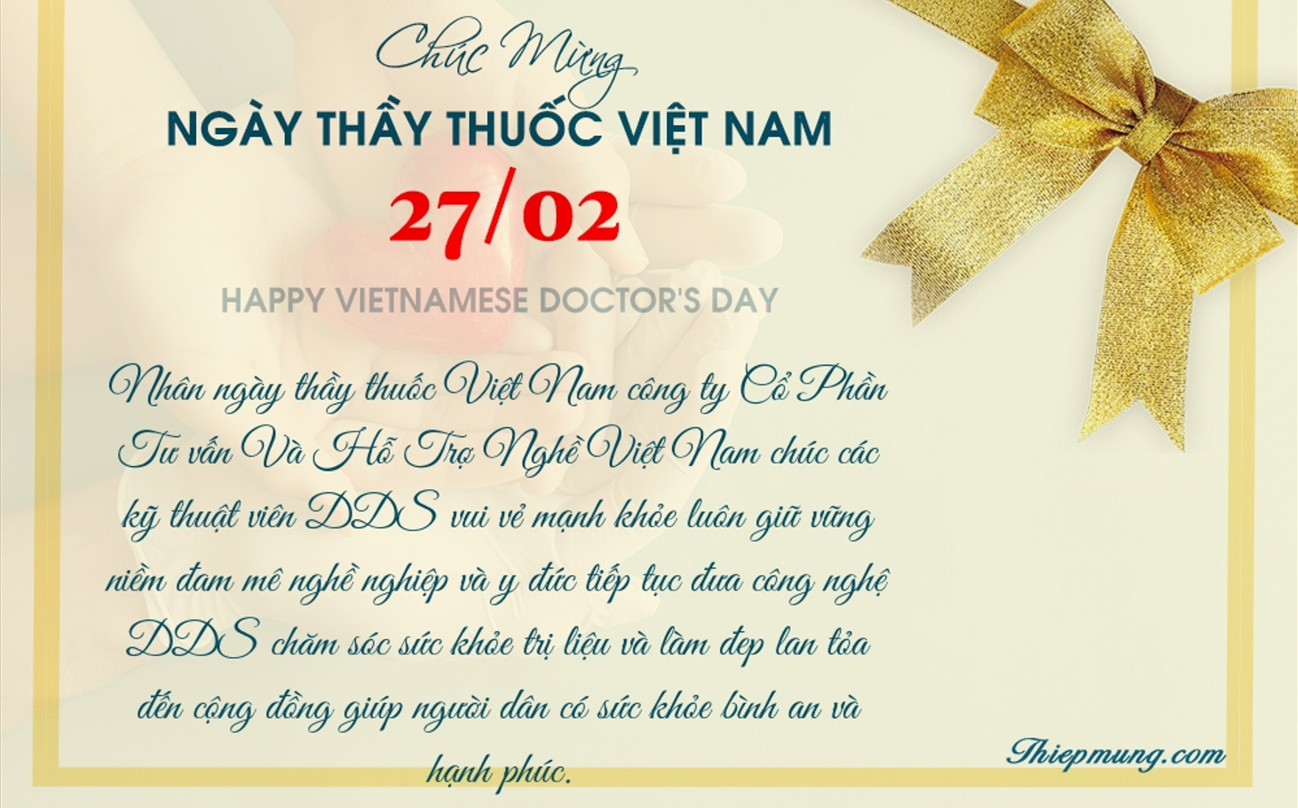 Chúc mừng thành viên DDS ngày thầy thuốc Việt Nam 27/2/2024