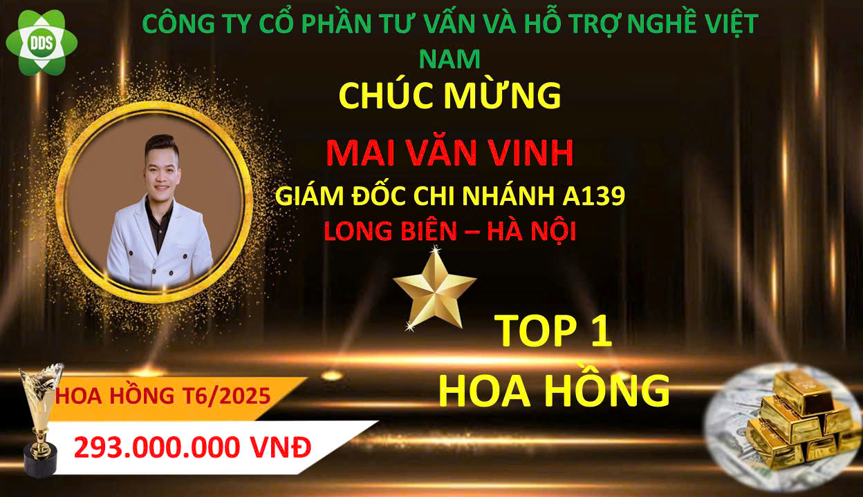 Vinh danh trưởng chi nhánh mới và trưởng chi nhánh được nhận hoa hồng, tiền thưởng cao nhất từ Tổng công ty tháng 6/2025