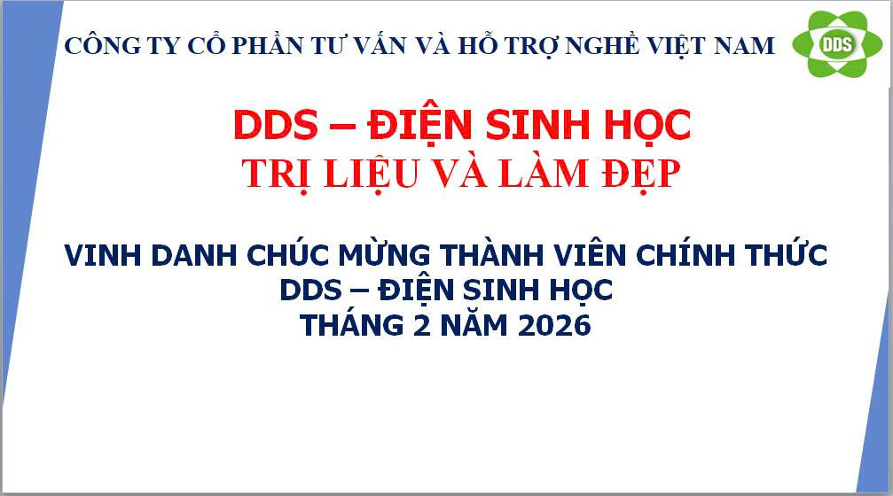 Vinh danh những thành viên mới gia nhập gia đình DDS - Điện sinh học Việt Nam trong tháng 2-2026