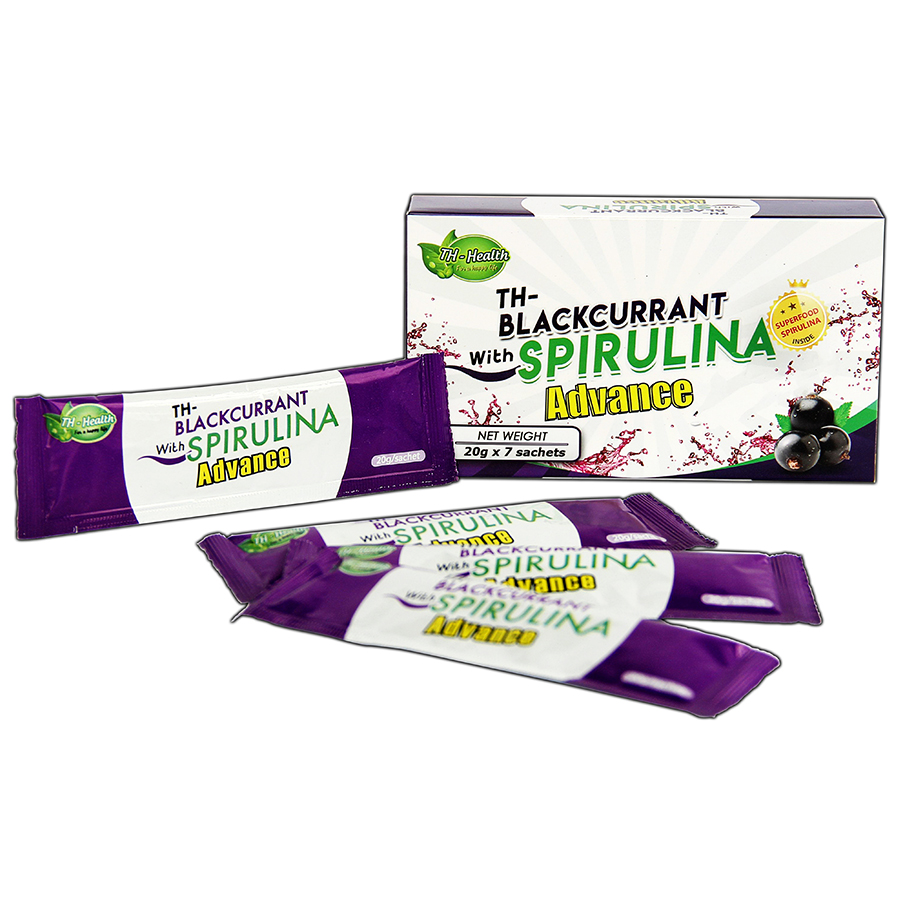 TẢO TH – Blackcurrant with Spirulina Advance - bảo vệ sức khỏe công nghệ cao