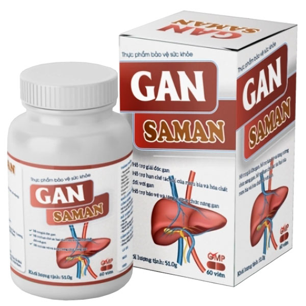 Gan Saman, hỗ trợ tăng cường chức năng gan, giải độc gan