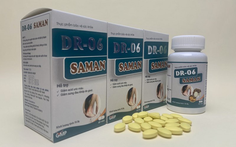DR 06 SAMAN - Hỗ Trợ Làm Giảm Acid Uric Máu