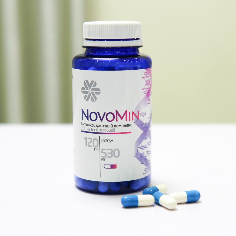Sản phẩm Novomin - Siberian Wellness - Viên uống chống oxy hóa, phục hồi tế bào khỏe mạnh - DDS - Điện sinh học: Trị liệu và làm đẹp