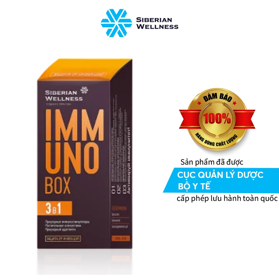 Immuno Box - Siberian Wellness - Tăng cường sức đề kháng, chống cảm cúm bằng các thành phần từ tự nhiên